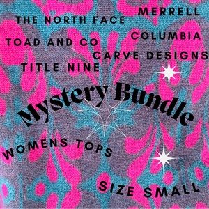 Mystery Bundle - Women’s M Tops: Carve Designs, Merrell, TNF, Toad&Co, Title IX
